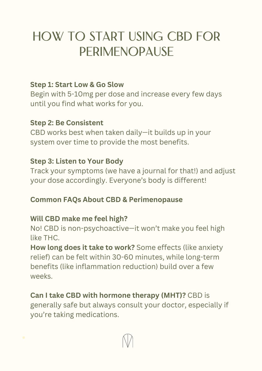 Perimenopause + CBD Guide